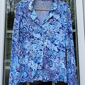 Lilly Pulitzer Long Sleeve Button Up Shirt
